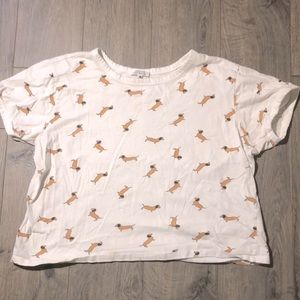 Messy Bun Just Chillin’ • Dog Crop Top • Adult XL